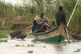 Fishermen at Lake Victoria